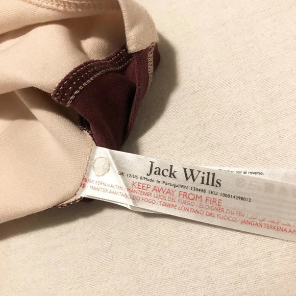 Jack Wills Womens Crop Hoodie  Sweatshirt Size 8 - Picture 8 of 16